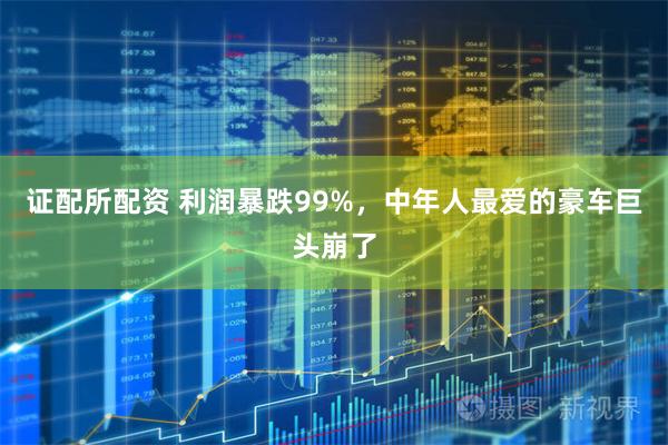 证配所配资 利润暴跌99%,中年人最爱的豪车巨头崩了