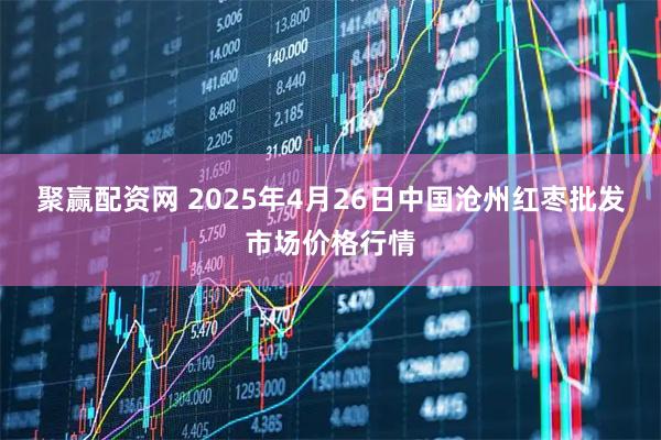 聚赢配资网 2025年4月26日中国沧州红枣批发市场价格行情