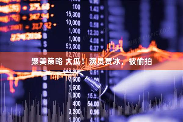 聚美策略 大瓜！演员贾冰，被偷拍